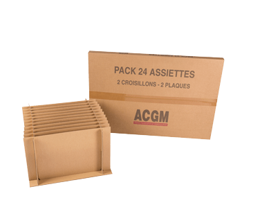 Kit carton barrel assiettes 